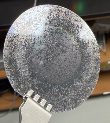 The phosphorus dopant after being driven in.